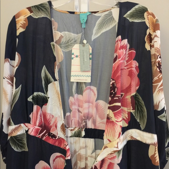 Anthropologie Farm Rio Layla Wrap Dress new - Picture 7 of 7